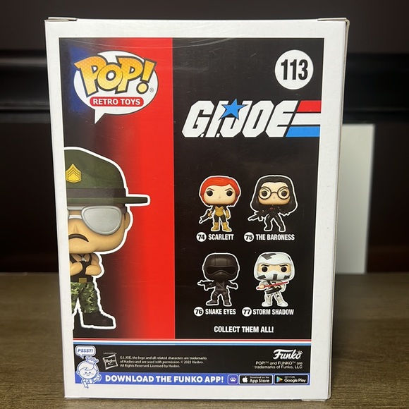 Funko POP! G.I. Joe, Sgt. Slaughter 113 - Picture 3 of 7